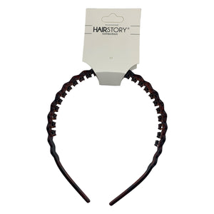 Black & Brown Shark Tooth Headband