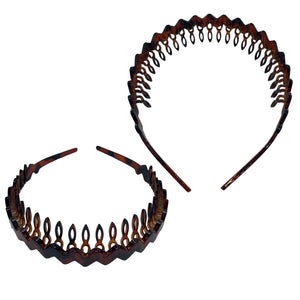 Black & Brown Shark Tooth Headband