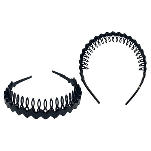 Black & Brown Shark Tooth Headband