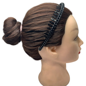 Black & Brown Shark Tooth Headband