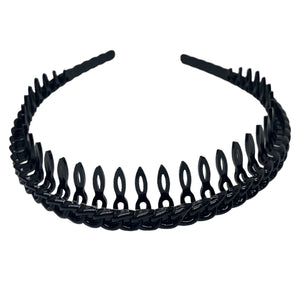 Black & Brown Shark Tooth Headband