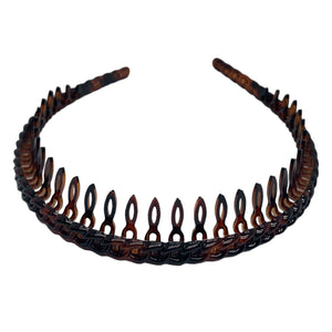 Black & Brown Shark Tooth Headband
