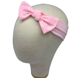 HAIRSTORY Cotton Spandex Bow Knot Baby Toddler Turban Headband (#3010)