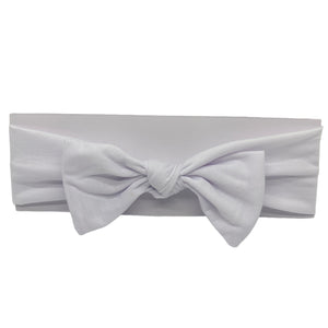 HAIRSTORY Cotton Spandex Bow Knot Baby Toddler Turban Headband (#3010)