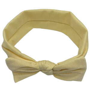 HAIRSTORY Cotton Spandex Bow Knot Baby Toddler Turban Headband (#3010)