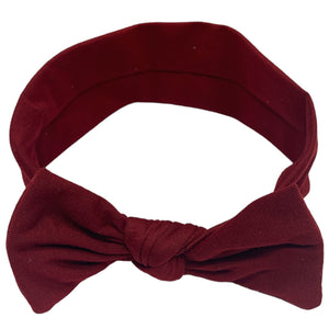 HAIRSTORY Cotton Spandex Bow Knot Baby Toddler Turban Headband (#3010)
