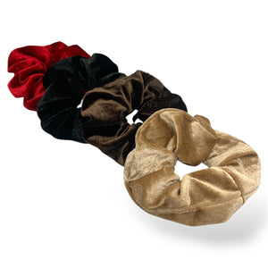 HAIRSTORY Velvet Hair Tie Scrunchies (2404)