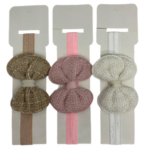 HAIRSTORY Twig Bow Knot Baby Toddler Turban Headband (#4)