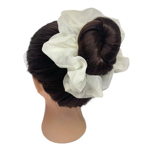 HAIRSTORY Chiffon Fabric Scrunchies Pony Tail (#54)