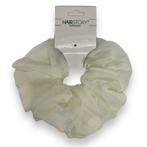HAIRSTORY Chiffon Fabric Scrunchies Pony Tail (#54)