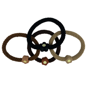 HAIRSTORY Flower Braided Hair Tie Ponytail (#65)