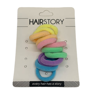 HAIRSTORY Tiny Cloth Pony Tail Hair Ties (#60)