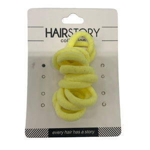 HAIRSTORY Tiny Cloth Pony Tail Hair Ties (#60)
