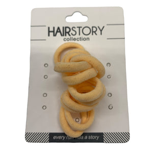 HAIRSTORY Tiny Cloth Pony Tail Hair Ties (#60)