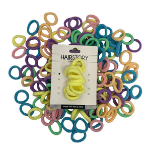 HAIRSTORY Tiny Cloth Pony Tail Hair Ties (#60)