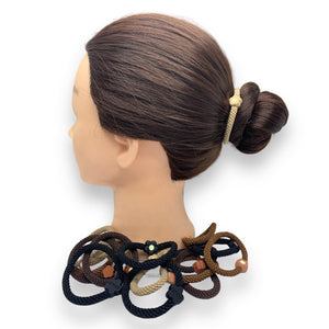HAIRSTORY Flower Braided Hair Tie Ponytail (#65)
