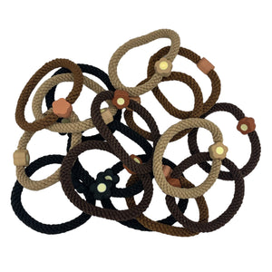 HAIRSTORY Flower Braided Hair Tie Ponytail (#65)