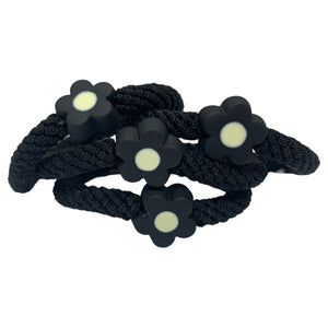 HAIRSTORY Flower Braided Hair Tie Ponytail (#65)
