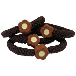 HAIRSTORY Flower Braided Hair Tie Ponytail (#65)