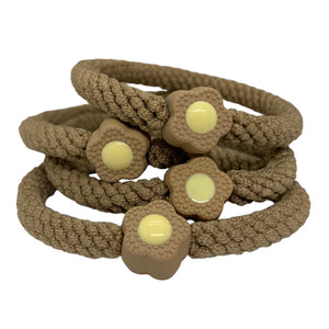 HAIRSTORY Flower Braided Hair Tie Ponytail (#65)