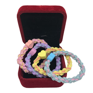 HAIRSTORY Heart Bead Pony Tail (#68)