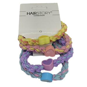 HAIRSTORY Heart Bead Pony Tail (#68)