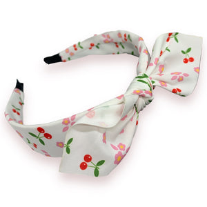 HAIRSTORY Printed Cherry Headband (#9)
