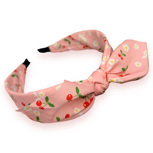 HAIRSTORY Printed Cherry Headband (#9)