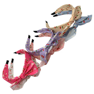 HAIRSTORY Printed Cherry Headband (#9)