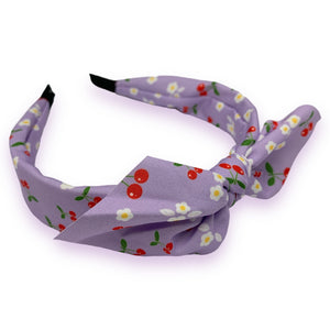 HAIRSTORY Printed Cherry Headband (#9)