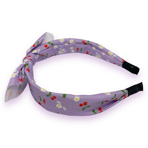 HAIRSTORY Printed Cherry Headband (#9)