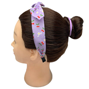 HAIRSTORY Printed Cherry Headband (#9)