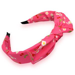HAIRSTORY Printed Cherry Headband (#9)