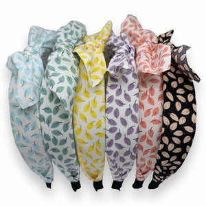 HAIRSTORY Printed Leaves Headband (#9)