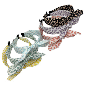 HAIRSTORY Printed Leaves Headband (#9)
