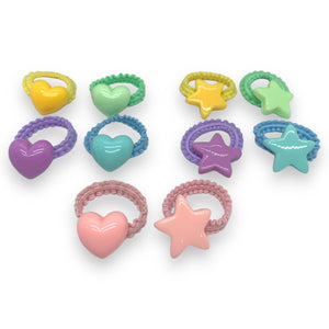 HAIRSTORY Flower & Heart Mini (Thumb) Pony Tail - A3