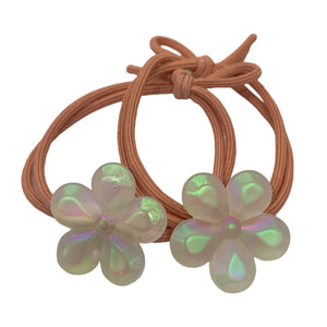 HAIRSTORY Cute Flower Hair Ties Pony Tail (#24)