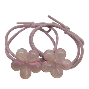 HAIRSTORY Cute Flower Hair Ties Pony Tail (#24)