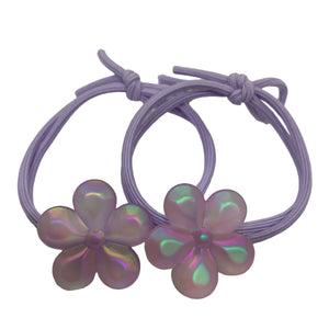 HAIRSTORY Cute Flower Hair Ties Pony Tail (#24)