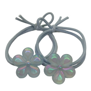 HAIRSTORY Cute Flower Hair Ties Pony Tail (#24)