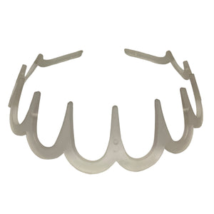 HAIRSTORY FROSTED Wide Shark Tooth Headband - T067