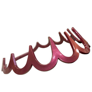 HAIRSTORY Iridescent Wide Shark Tooth Headband - T067