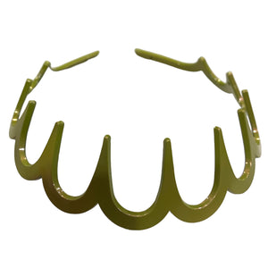 HAIRSTORY Iridescent Wide Shark Tooth Headband - T067