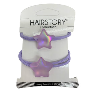 HAIRSTORY Cute Star Hair Ties Pony Tail (#24)