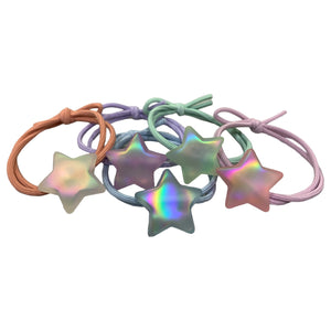 HAIRSTORY Cute Star Hair Ties Pony Tail (#24)