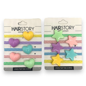 HAIRSTORY Flower & Heart Mini (Thumb) Pony Tail - A3