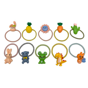 HAIRSTORY Small Hair Ties Ponytail for Kids (A6)