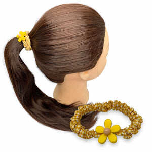 HAIRSTORY Checkered Hair Ties Ponytail (A7)