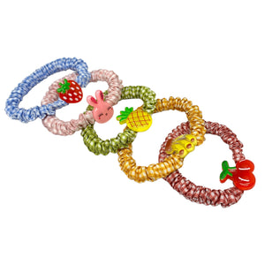 HAIRSTORY Checkered Hair Ties Ponytail (A7)