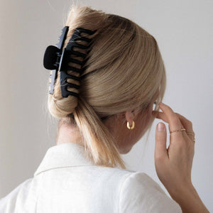 Black Jumbo Claw Hair Clamp Clip